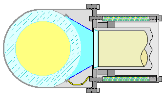 spherical phoswich cell